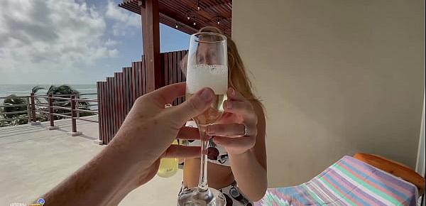 Amateur Blonde Nympho Creampie Sex Tape - Molly Pills - POV and Tripod 4K